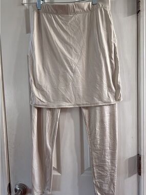Beige Athletic Skirt